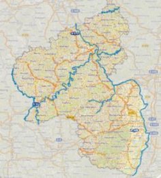 Sturzflutgefahrenkarte RLP