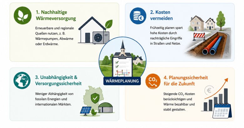 Warum braucht es eine kommunale Wärmeplanung?