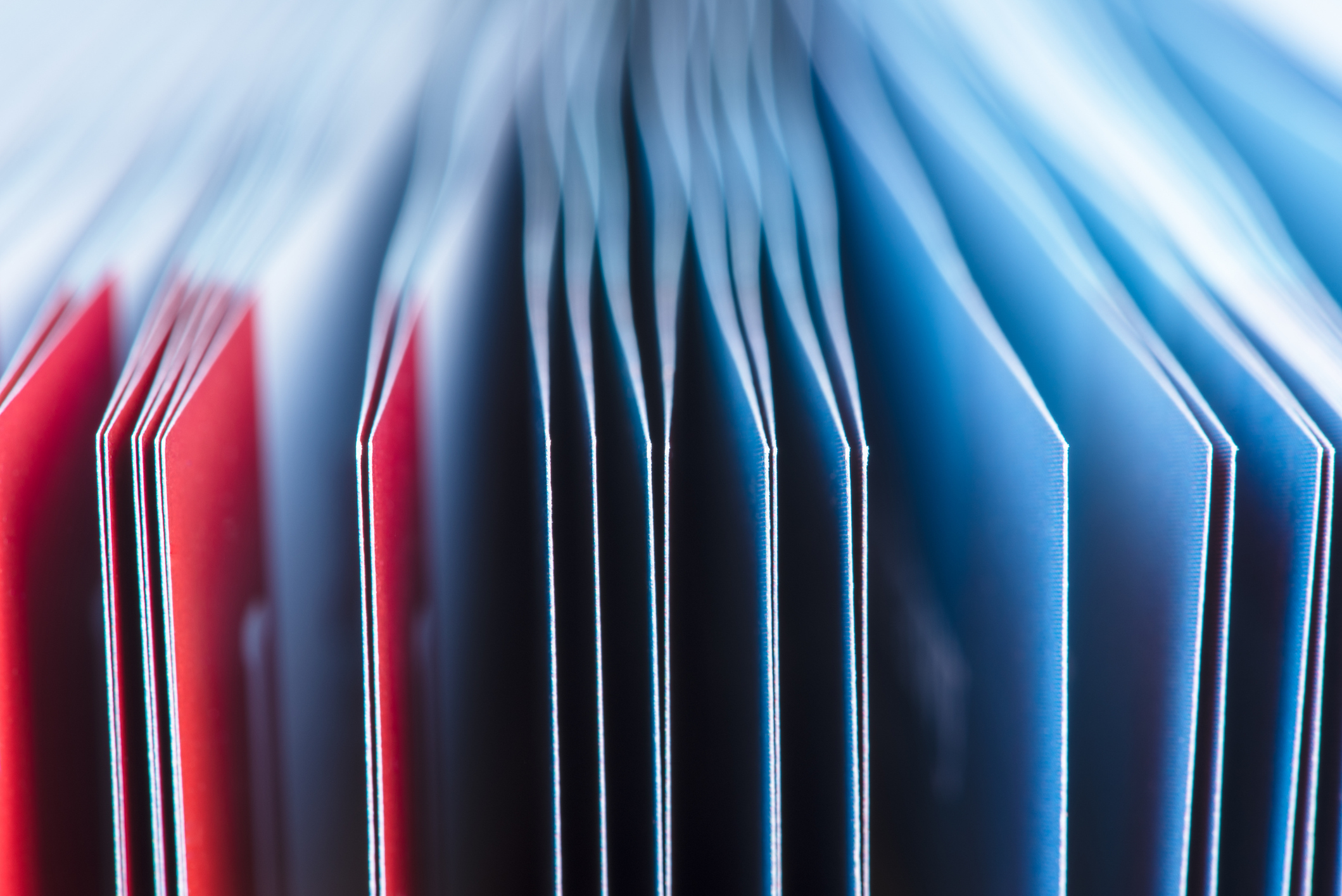 Edges colorful open book pages with blurred background Edges colorful open book pages with blurred background