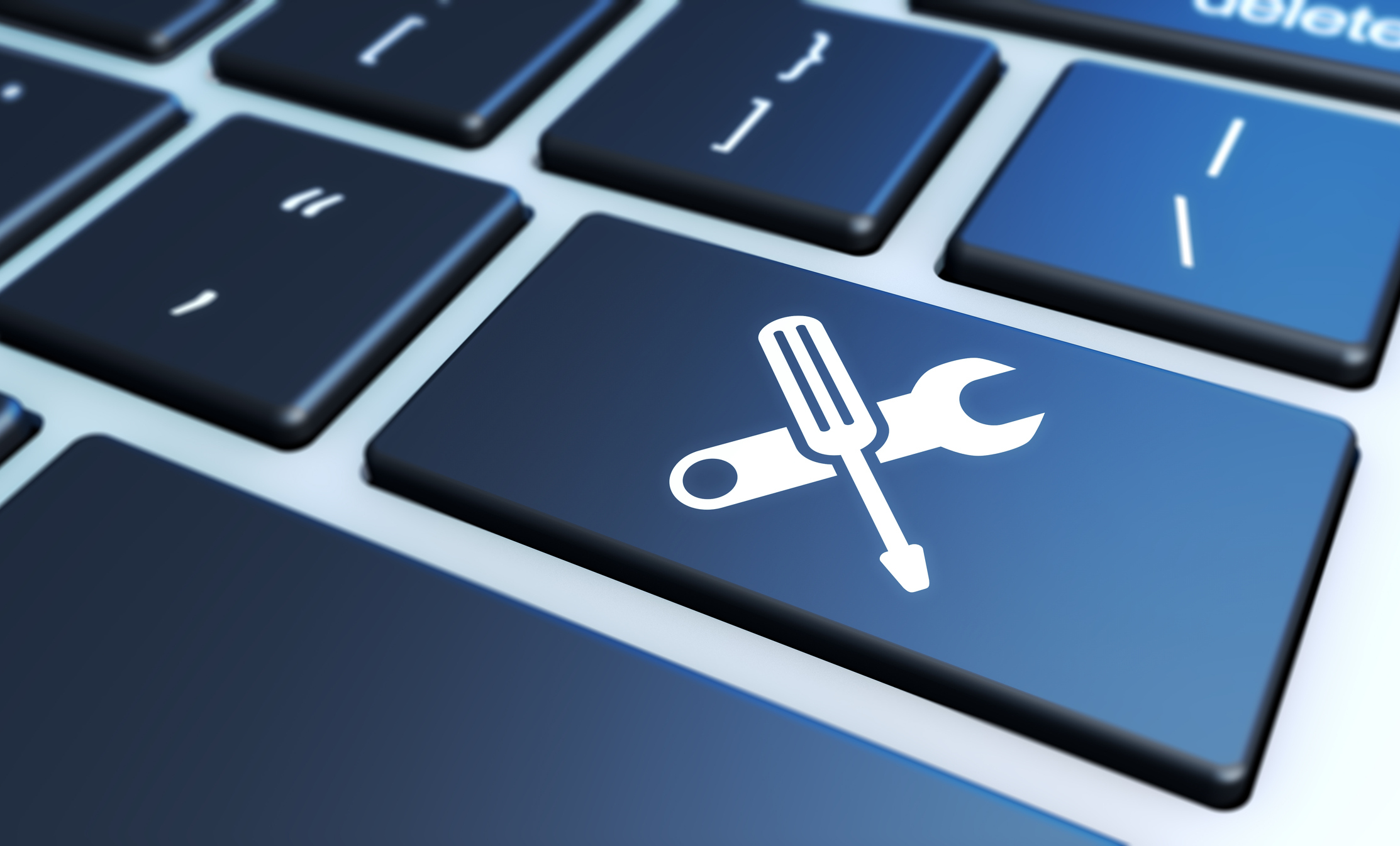 Computer Service Work Tool Icon Computer Service Work Tool Icon