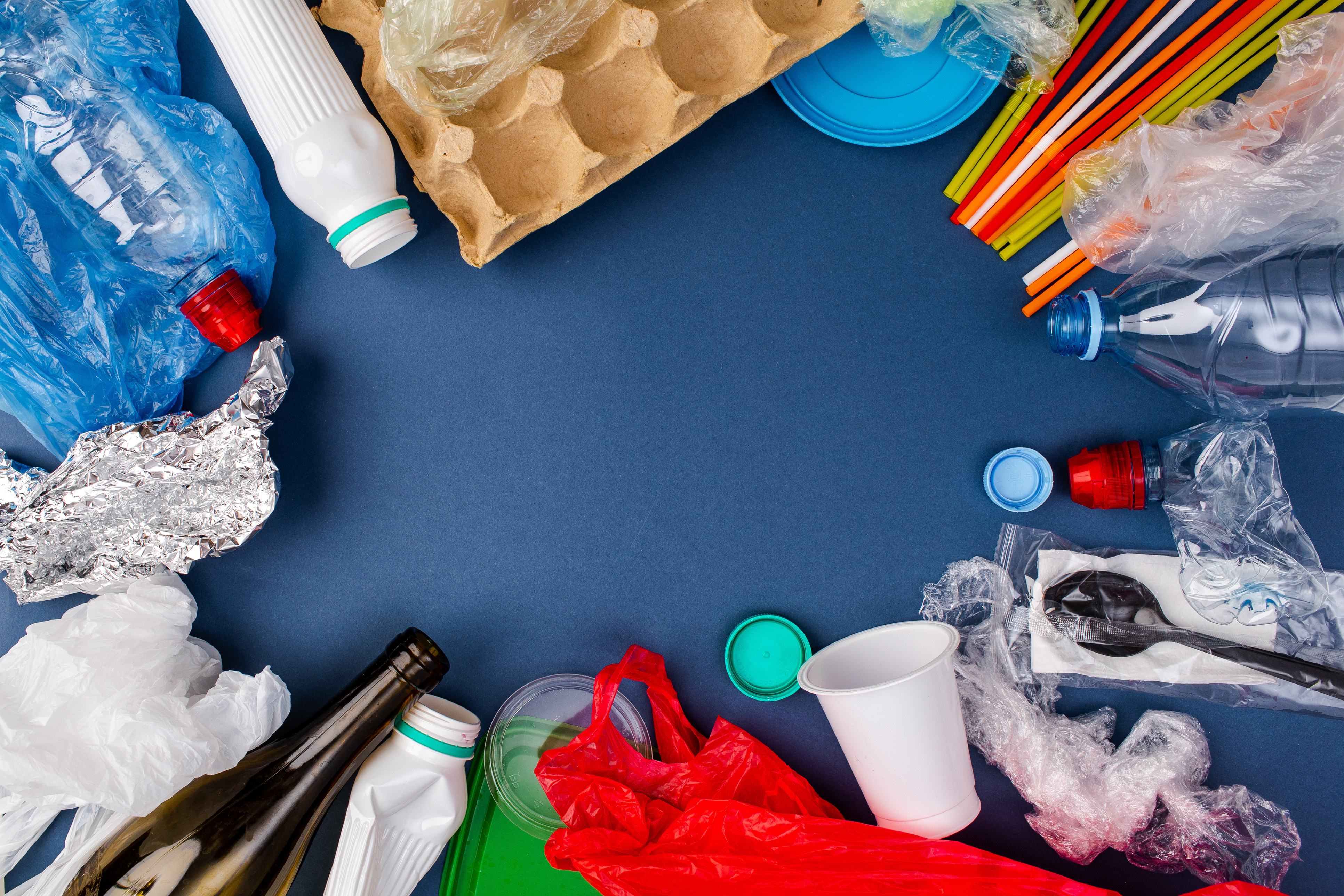 avoiding single-use plastics. plastic pollution. The concept of World Environment Day. Copy space avoiding single-use plastics. plastic pollution. The concept of World Environment Day. Copy space