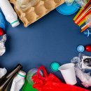 avoiding single-use plastics. plastic pollution. The concept of World Environment Day. Copy space