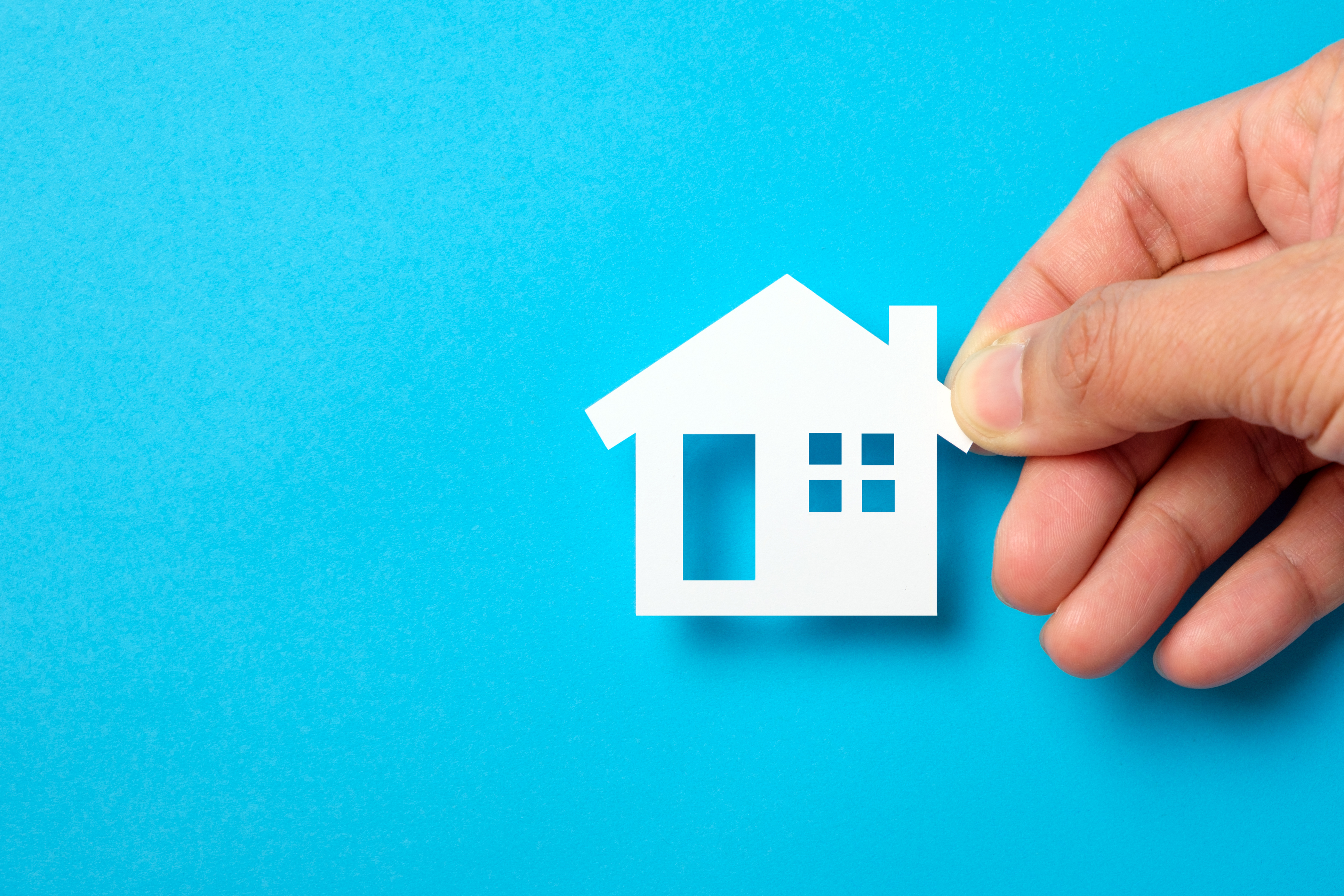 House in paper for real estate property industry House in paper for real estate property industry
