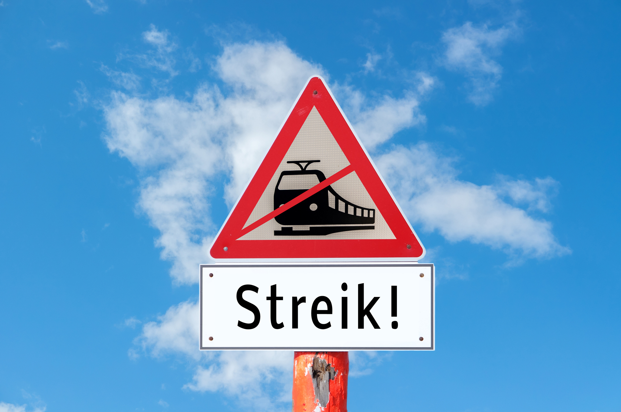 Attention railway strike Attention railway strike
