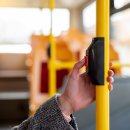 hand Stop Button On Bus