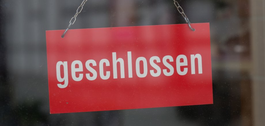 sign in german closed means closed