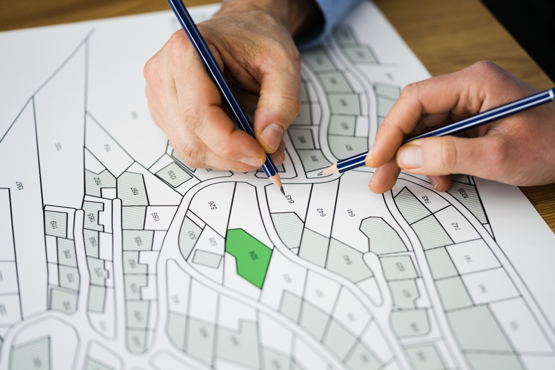 Land Plot And Building Map Land Plot And Building Map