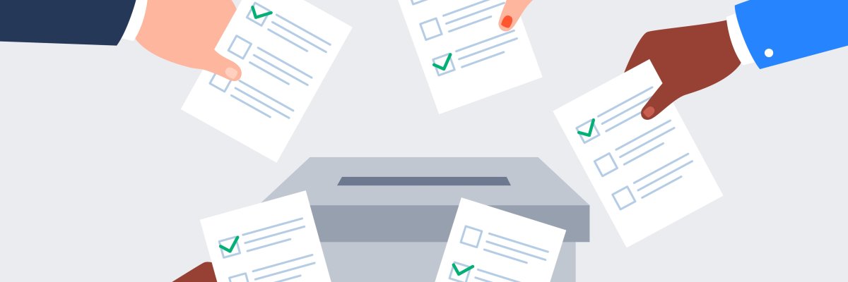 Different people voting. Hands are putting paper ballots to the election box. Democratic election. Different people voting. Hands are putting paper ballots to the election box. Democratic election.